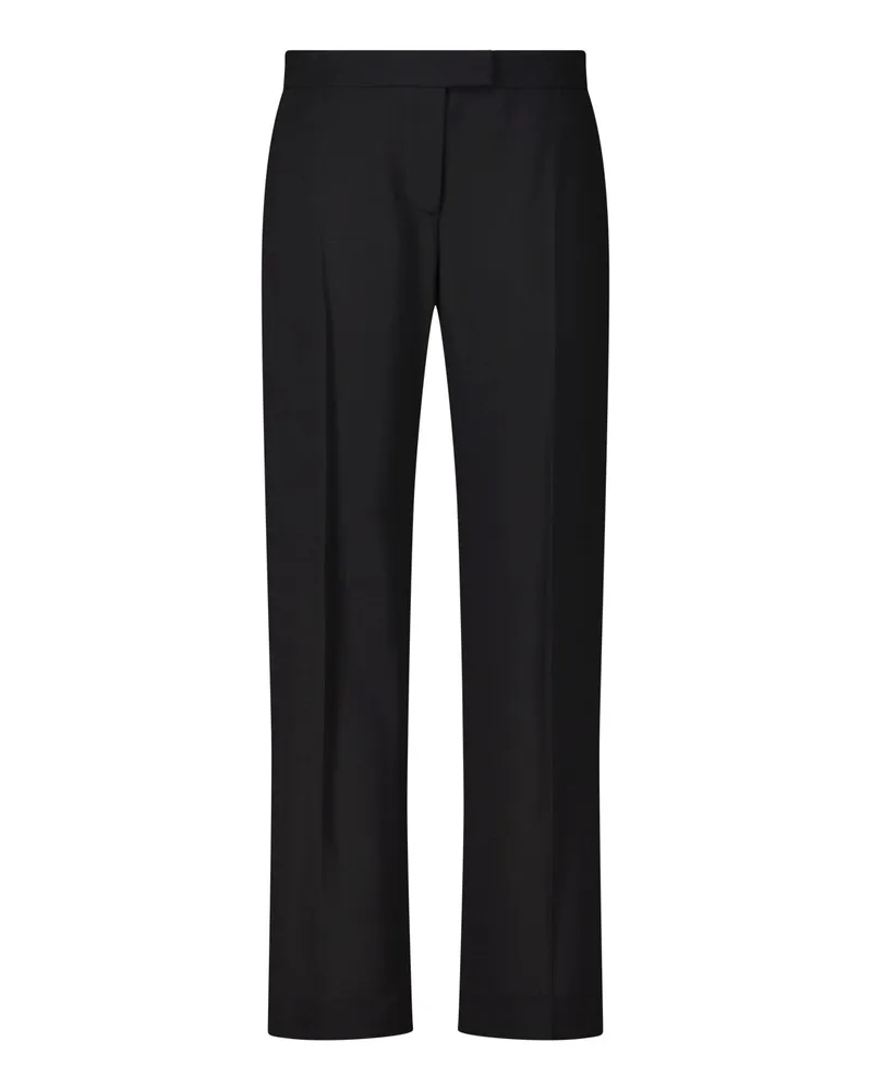 KHAITE Straight-Fit Stoffhose Callen Schwarz
