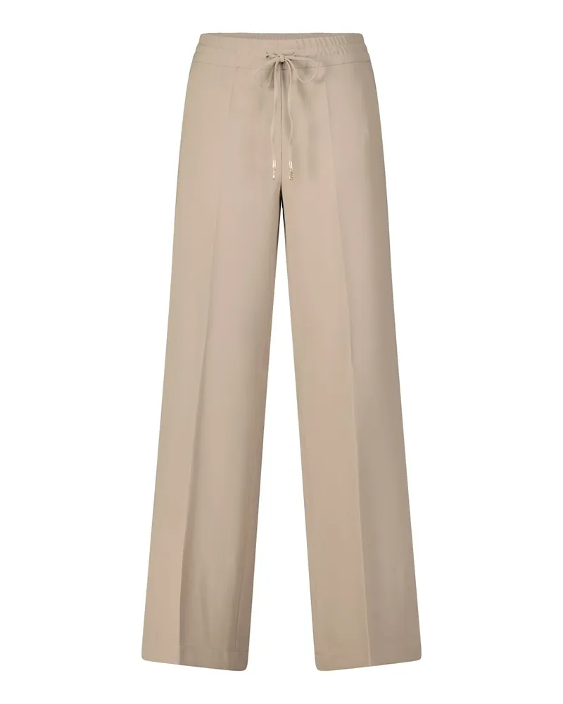 Cambio Stoffhose mit weitem Bein Braun