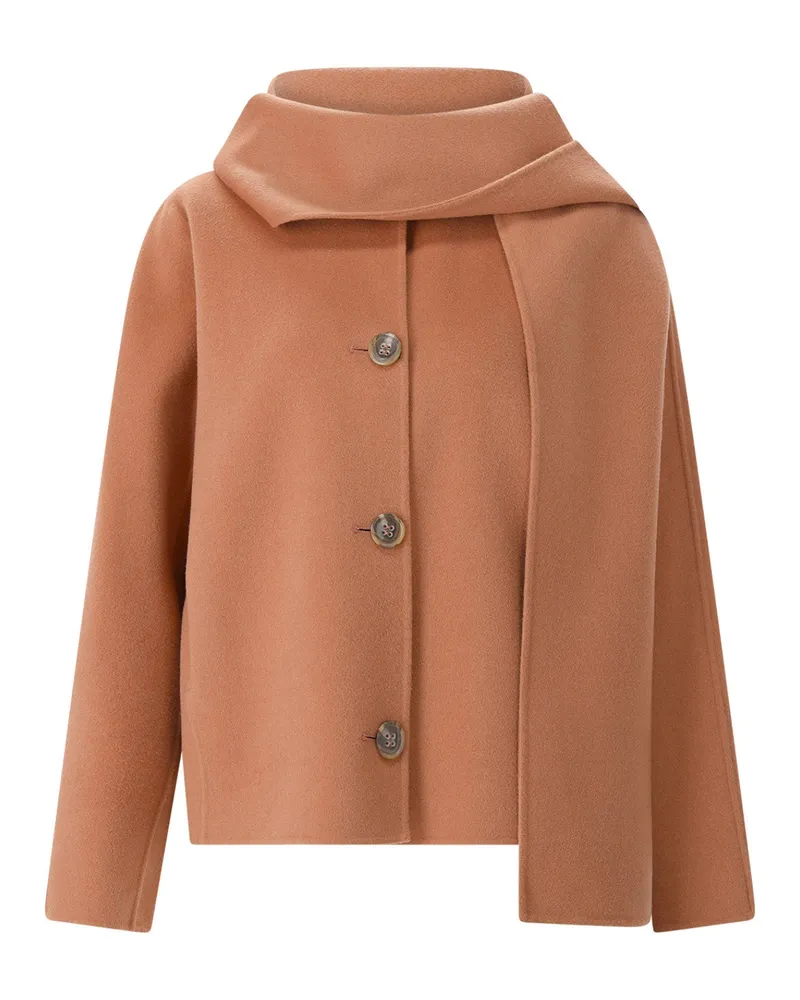 Luisa Cerano Jacke aus Wolle & Kaschmir Orange
