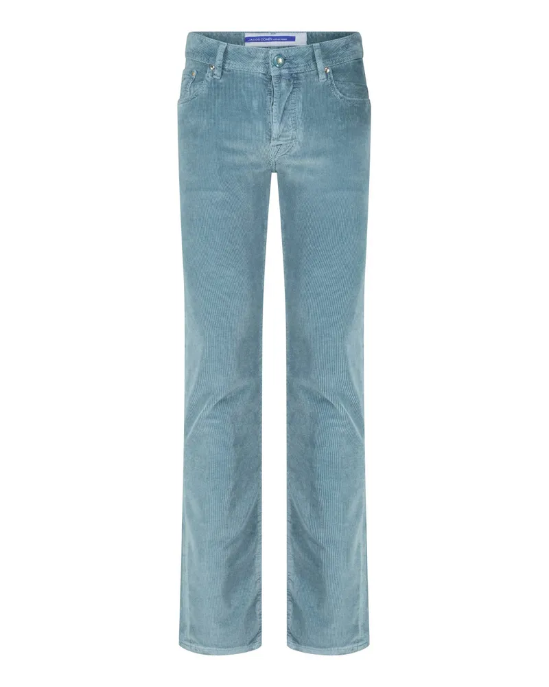 Jacob Cohën Slim Fit Cordhose Bard Grün