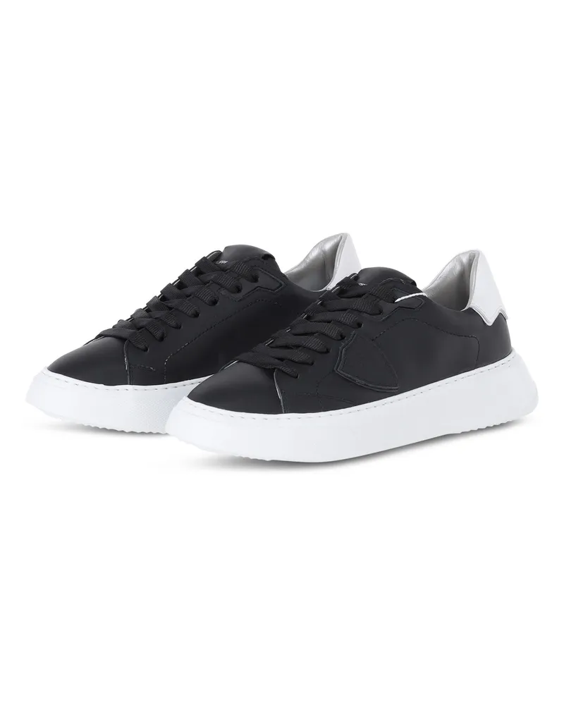 Philippe Model Sneaker aus Leder Schwarz