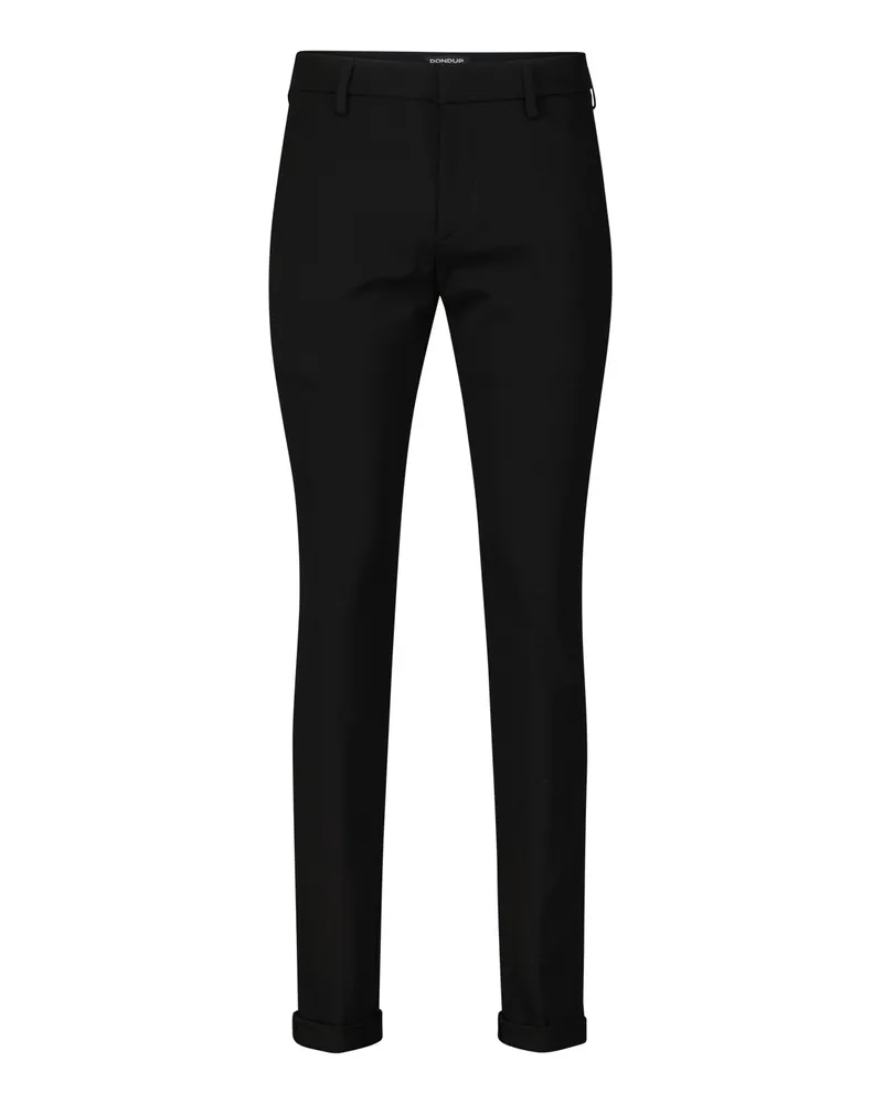 Dondup Klassische Stoffhose Schwarz
