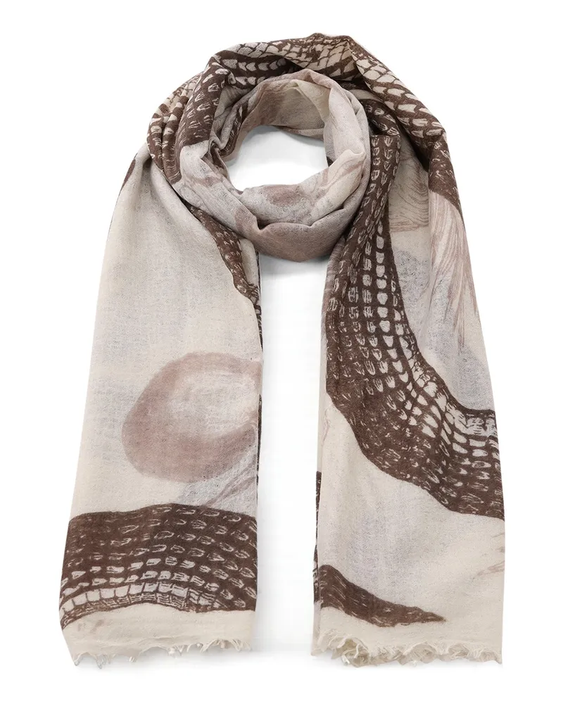 Friendly Hunting Schal Garden Eden aus Kaschmir Beige