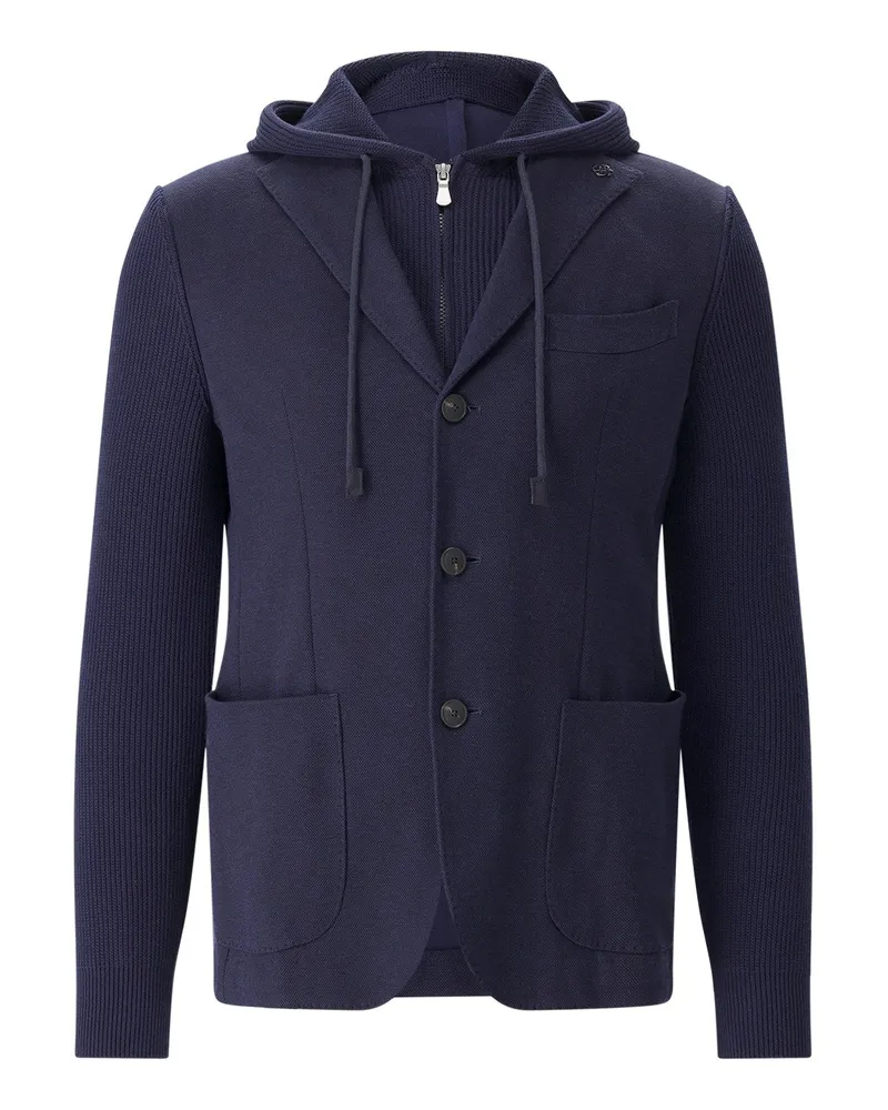 Gran Sasso Jacke aus Baumwolle Dunkelblau