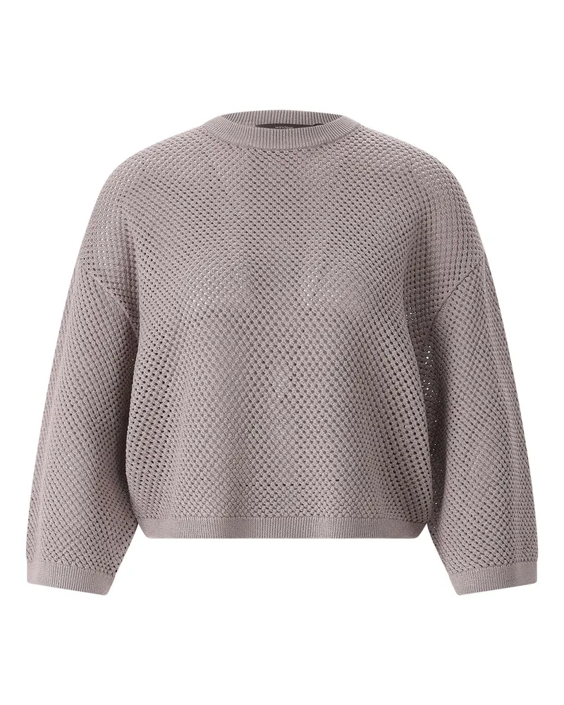 windsor. Strickpullover mit Rundhalsausschnitt Braun