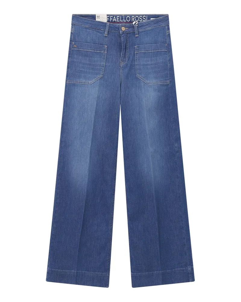 RAFFAELLO ROSSI  Wide-Leg Jeans Miru Blau