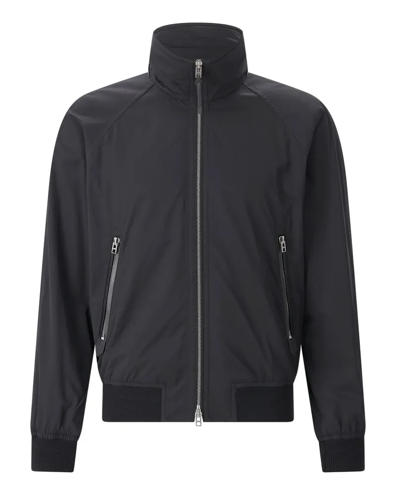 Tom Ford Blouson mit Stehkragen Schwarz