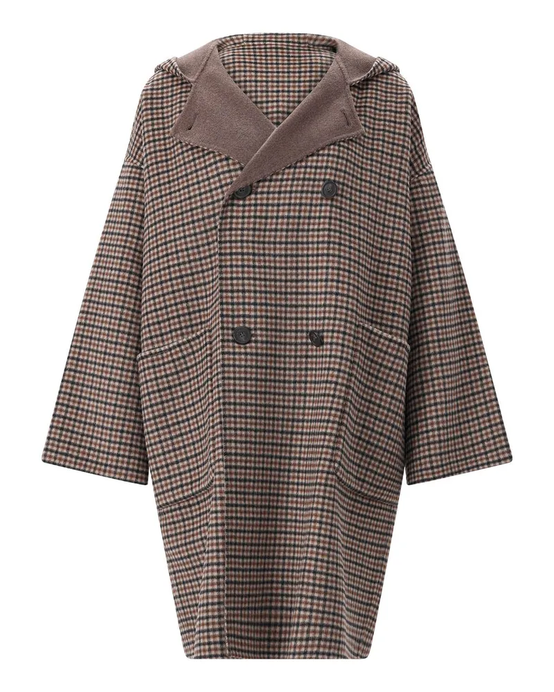 Max Mara Wendemantel Balta aus Schurwolle Braun