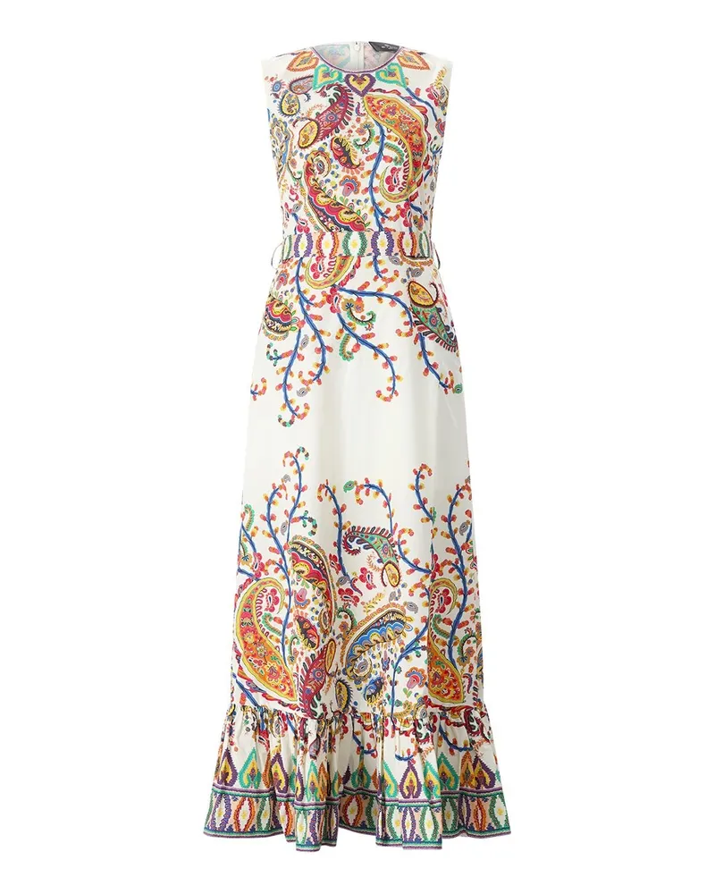 Etro Maxikleid mit Paisleymuster Multicolor