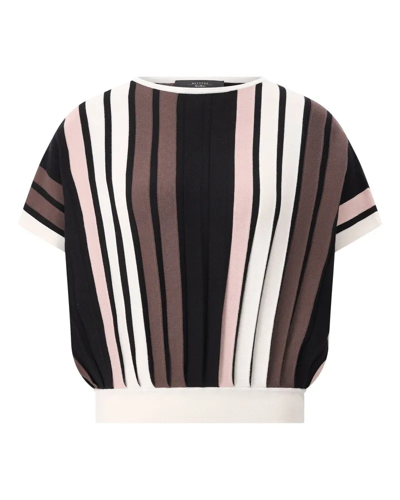 Max Mara Shirt Pegola im Streifen-Design Multicolor