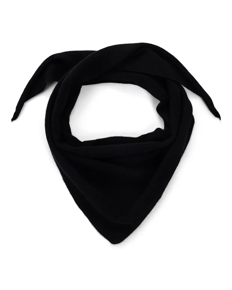 extreme cashmere Tuch Bandana aus Kaschmir-Mix Schwarz