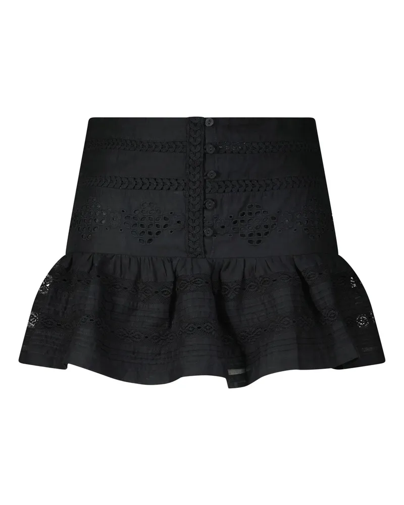 Isabel Marant Skort mit Stickerei Schwarz