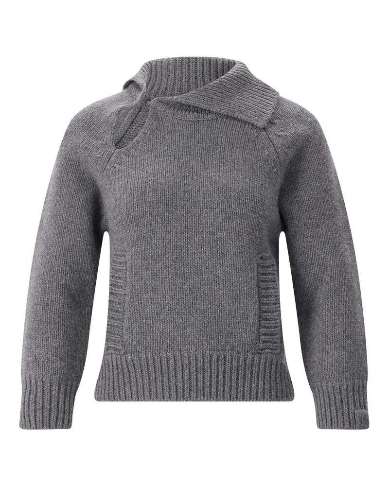 Victoria Beckham Pullover aus Schurwolle Grau