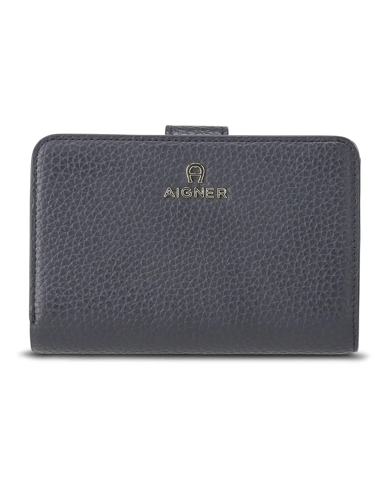 Aigner Portemonnaie Ivy aus Leder Dunkelblau