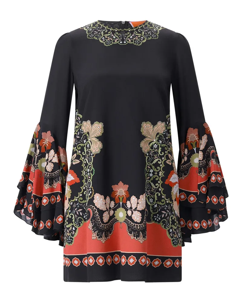 La DoubleJ Minikleid mit Muster Multicolor