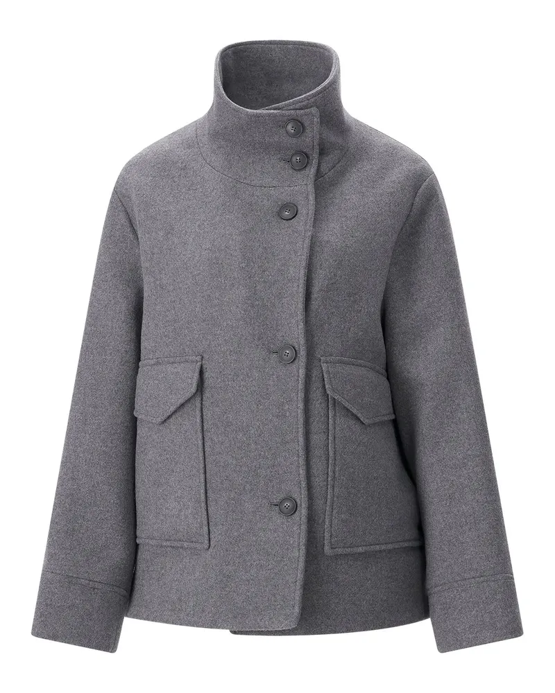 Closed Jacke aus Woll-Mix Grau