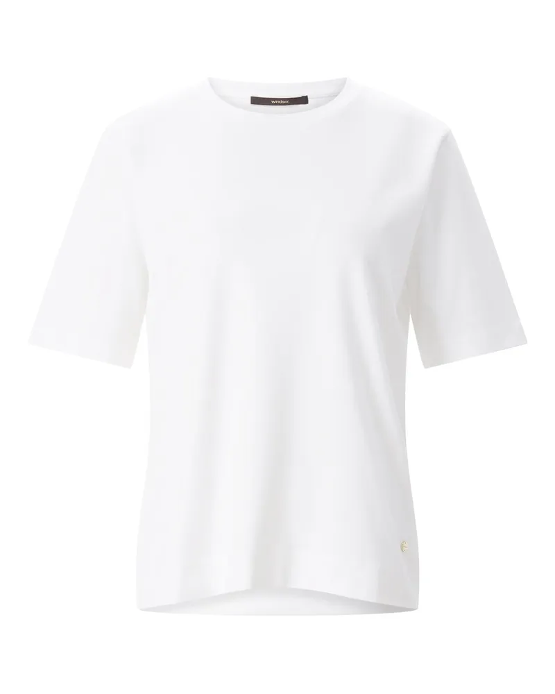 windsor. T-Shirt aus Baumwolle Weiß
