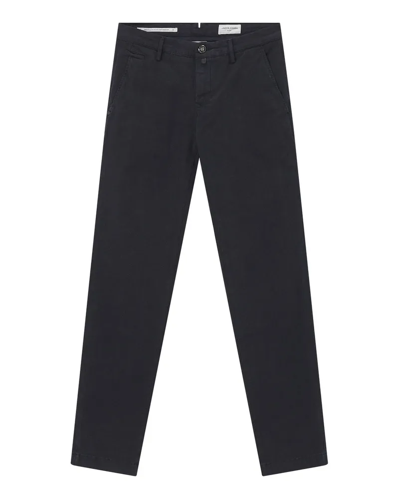 Jacob Cohën Slim-Fit Hose Bobby Schwarz