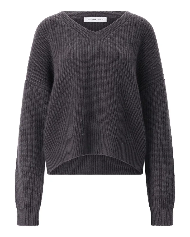 Iris von Arnim Pullover Gardenia aus Kaschmir Dunkelbraun