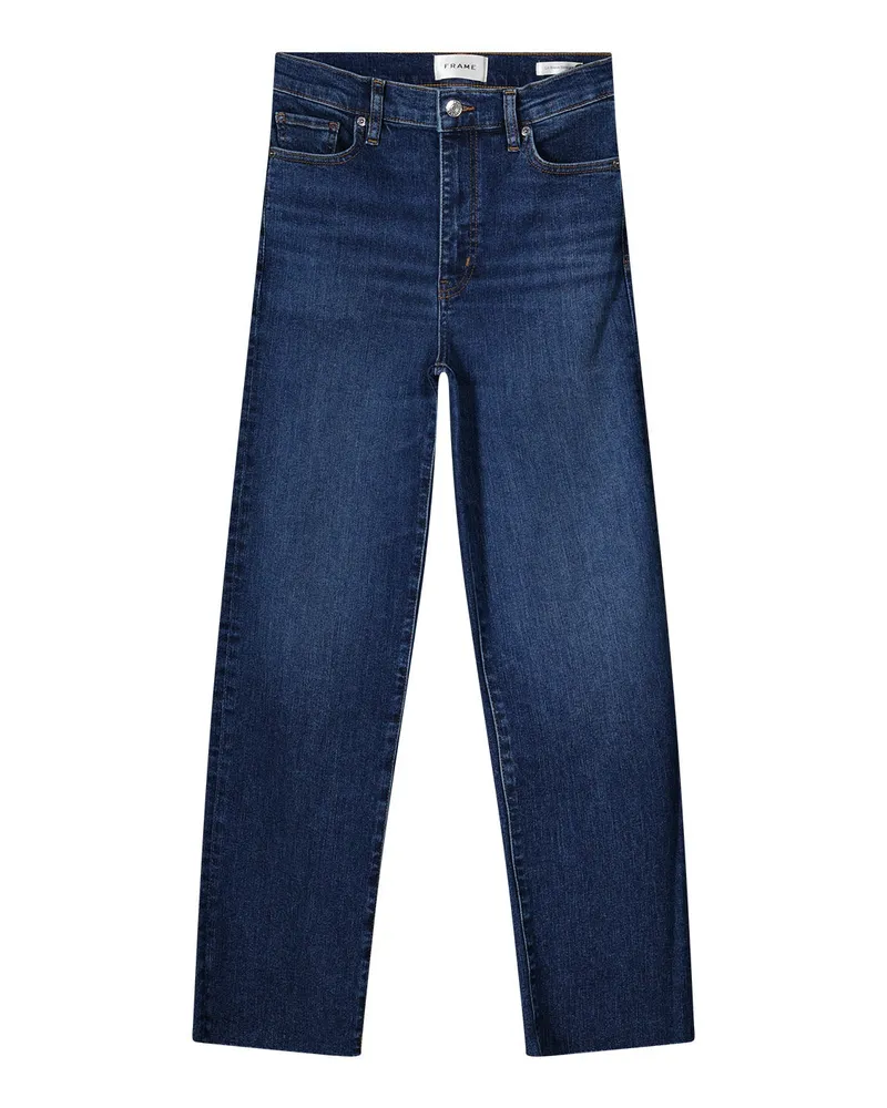 Frame Denim Jeans Le Sleek Straight Dunkelblau