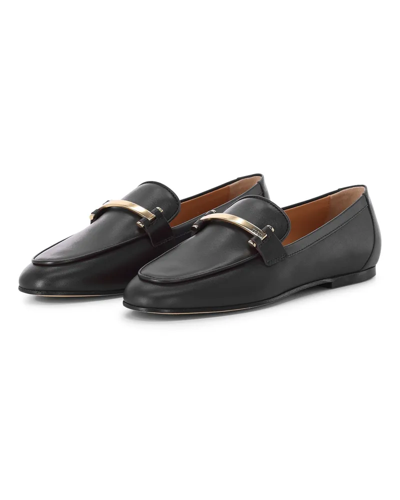 TOD'S Loafers aus Leder Schwarz