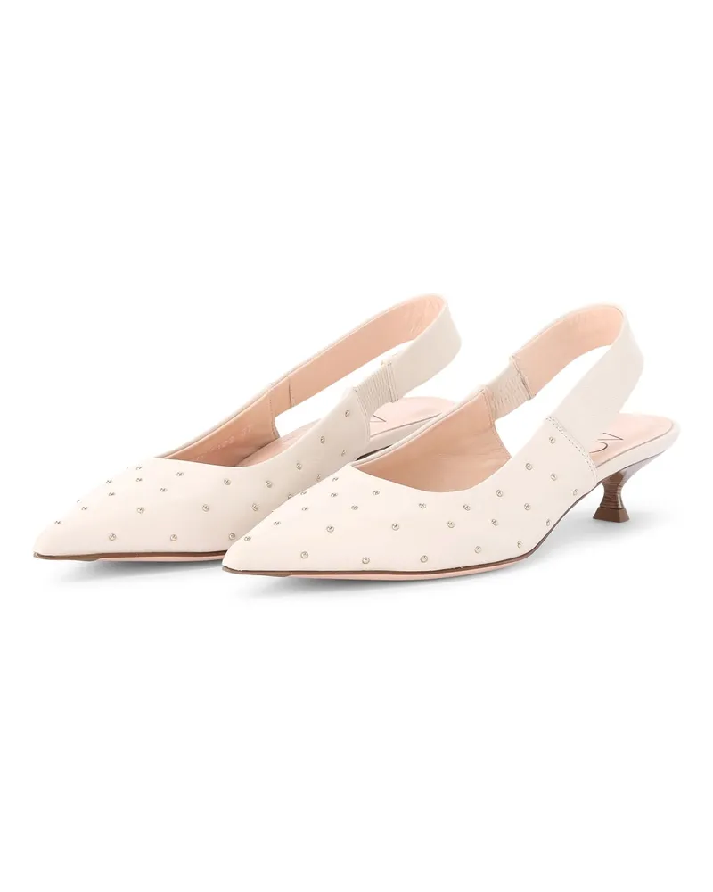 Attilio Giusti Leombruni Pumps Lenor aus Leder Creme