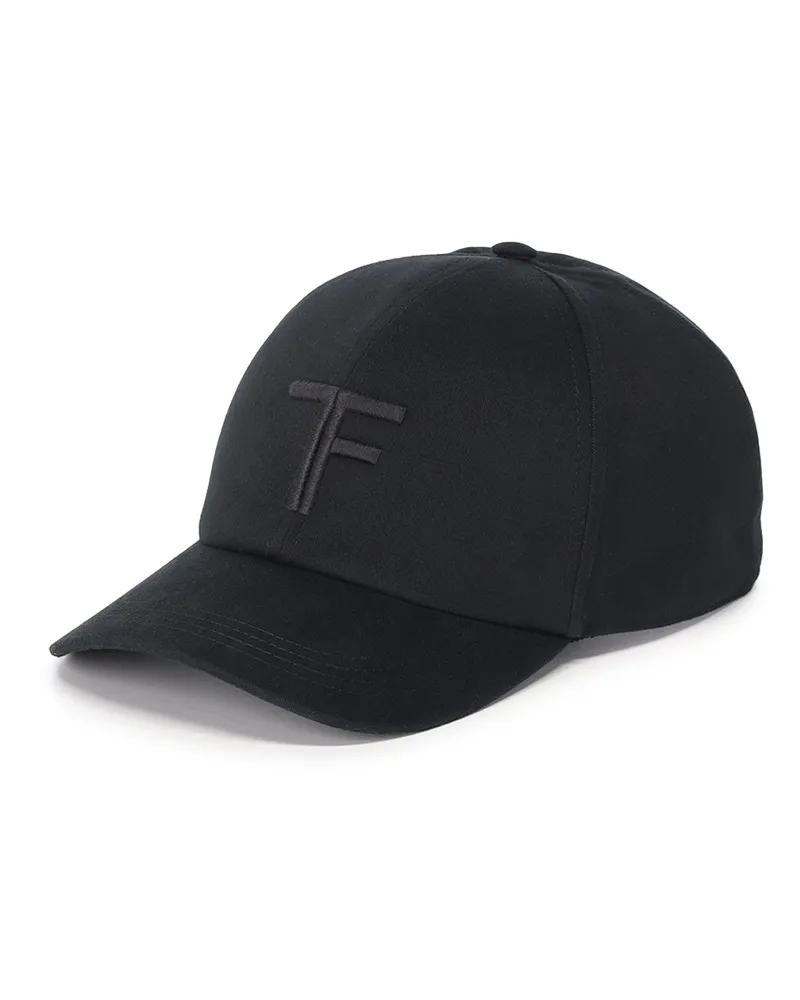 Tom Ford Cap mit Logo Schwarz