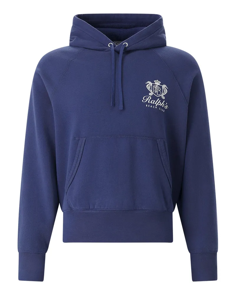 Ralph Lauren Hoodie mit Print Dunkelblau