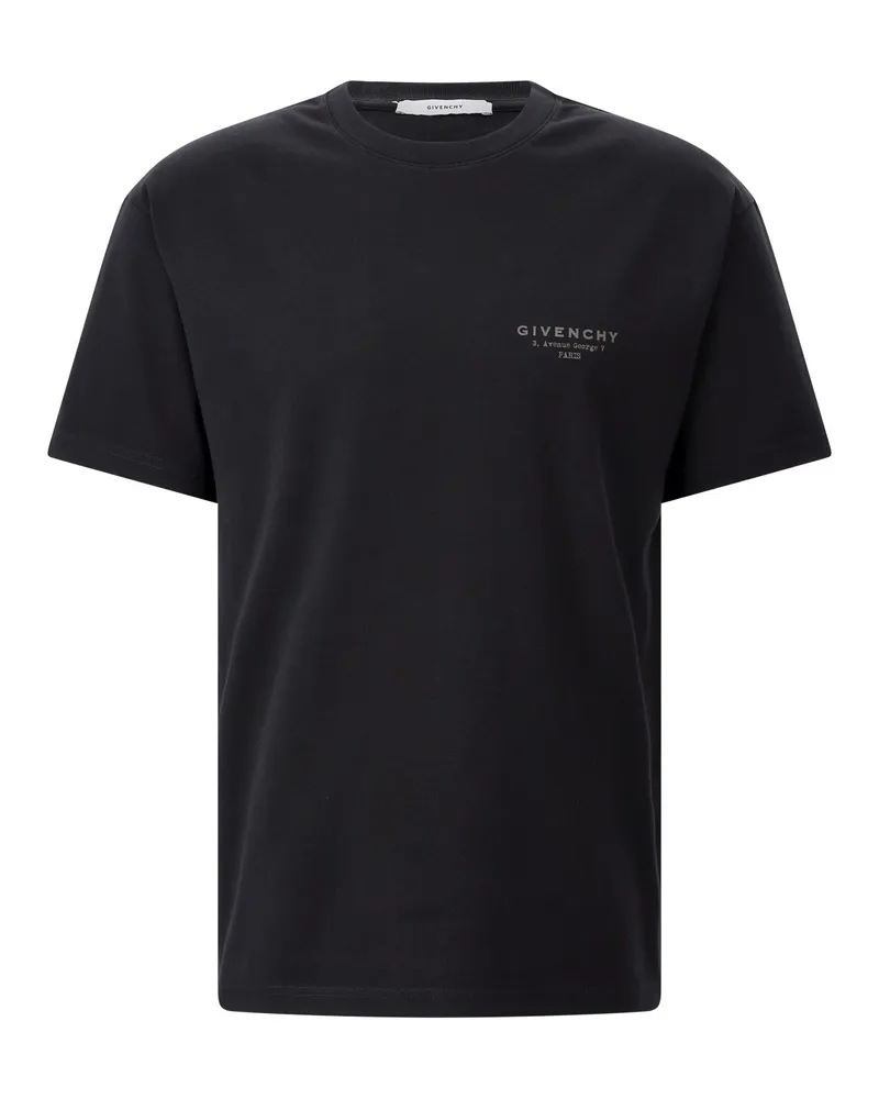 Givenchy T-Shirt mit Logo Schwarz