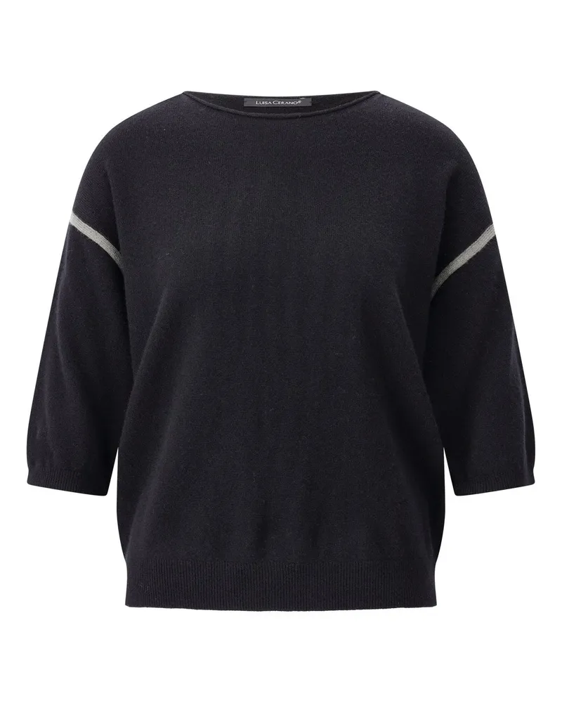 Luisa Cerano Pullover aus Kaschmir-Mix Schwarz