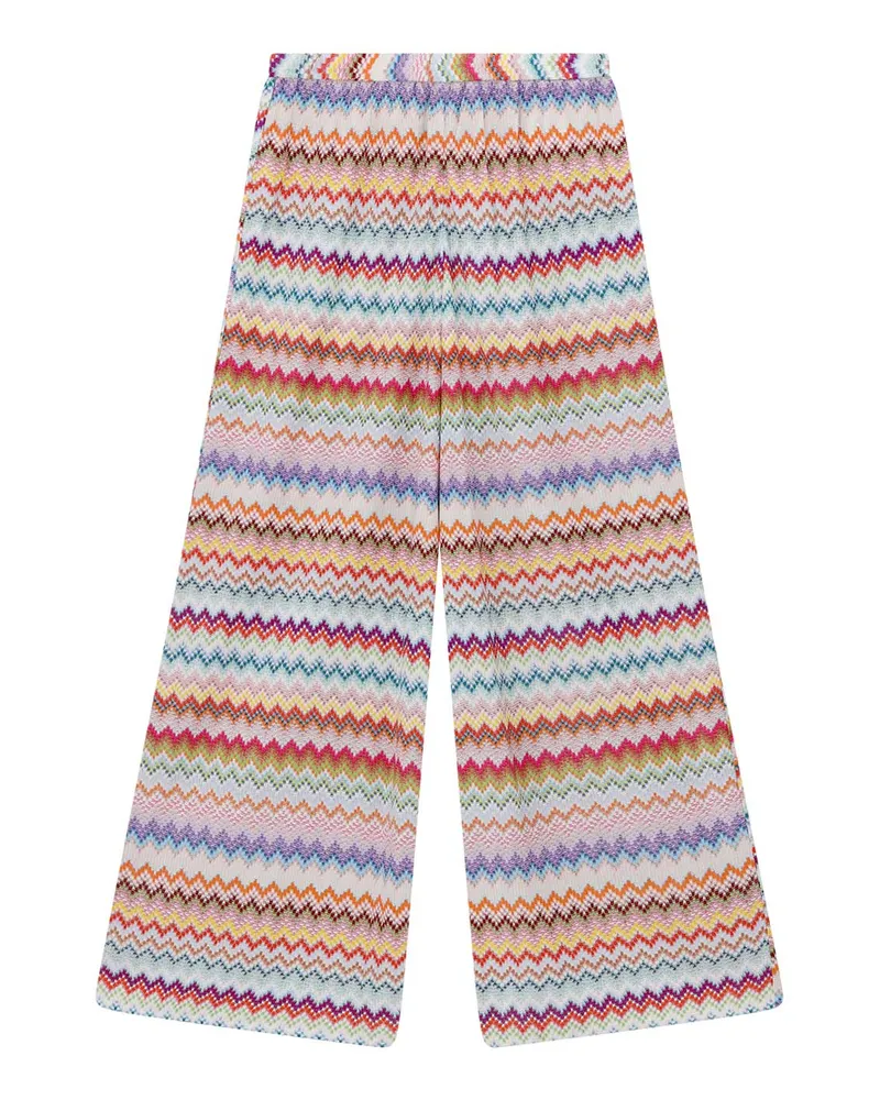 Missoni Hose im Zickzack-Design Rosa