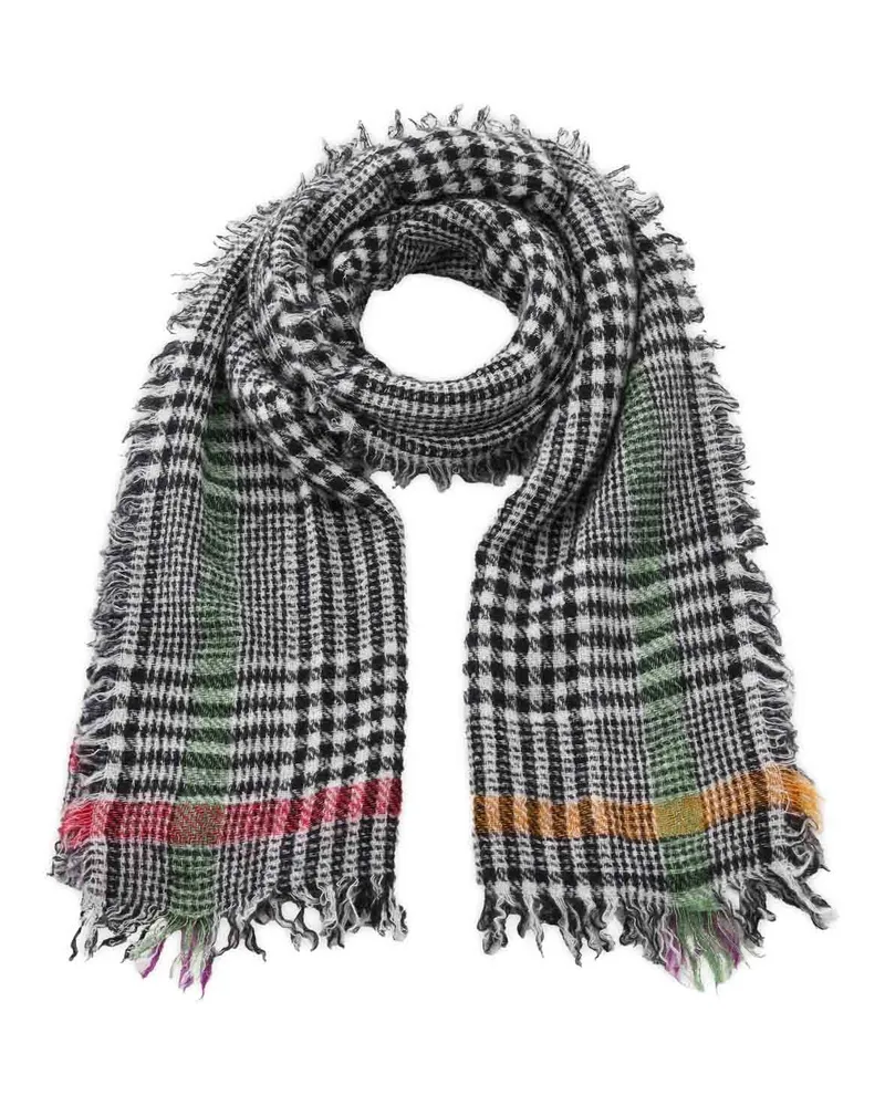 Faliero Sarti Schal im karierten Design Multicolor