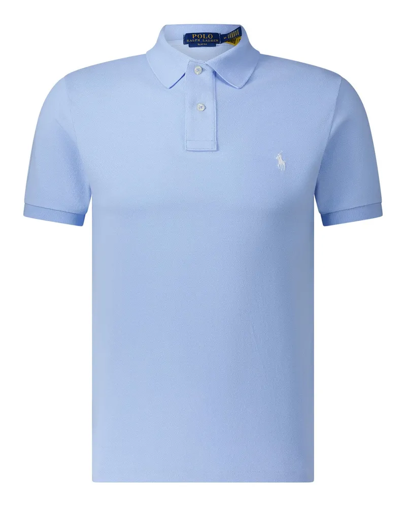 Ralph Lauren Slim-Fit Poloshirt Hellblau