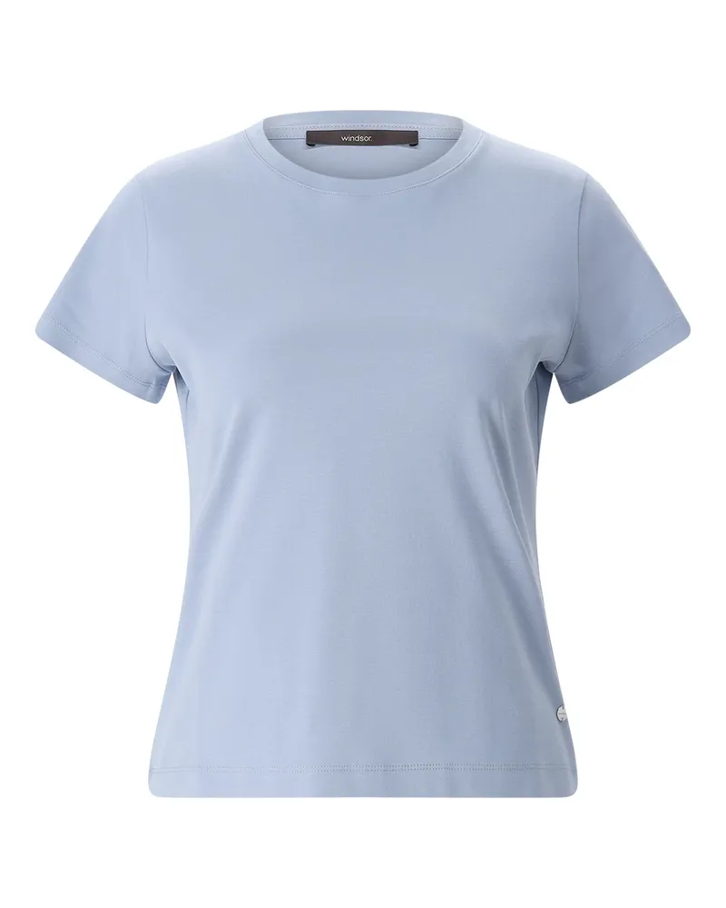 windsor. T-Shirt aus Bio-Baumwolle Hellblau