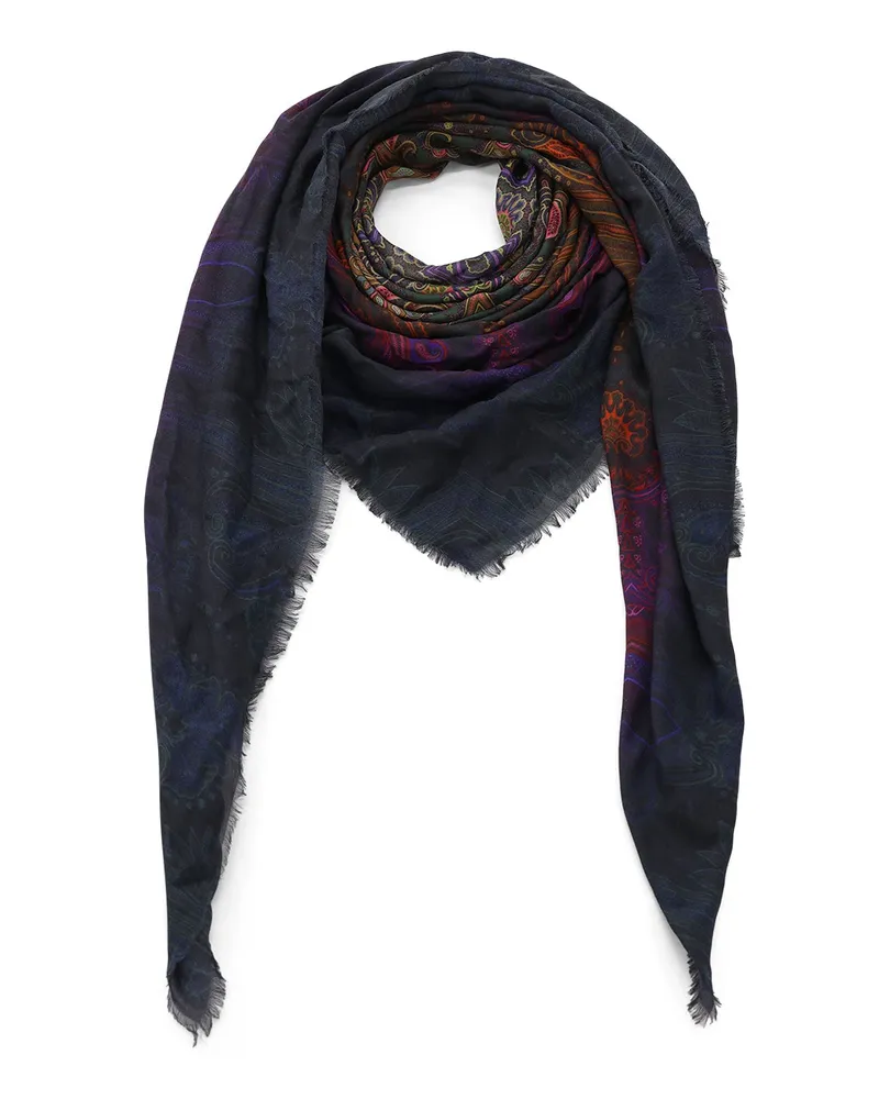 Etro Tuch aus Kaschmir-Mix Multicolor