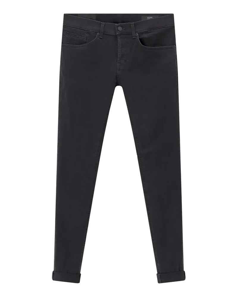 Dondup Jeans George Skinny Fit Schwarz