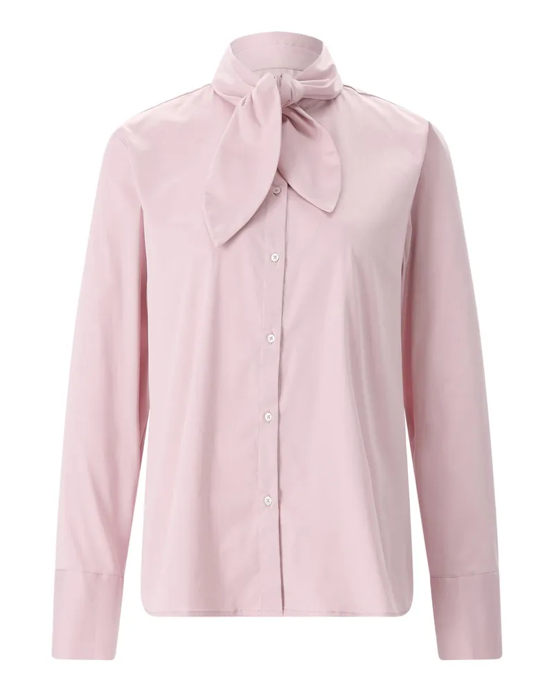 tonno e panna Hemdbluse mit Bindedetail Rosa