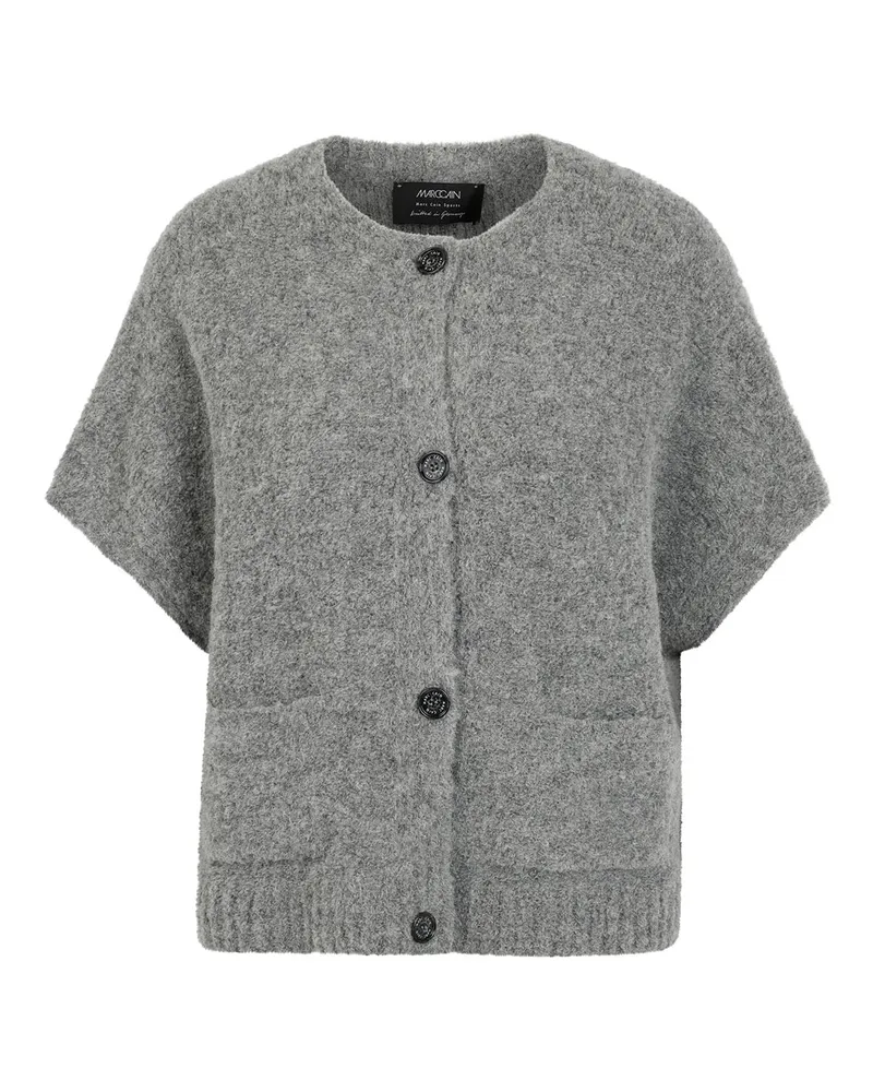 Marc Cain Strickjacke aus Alpaka-Mix Grau
