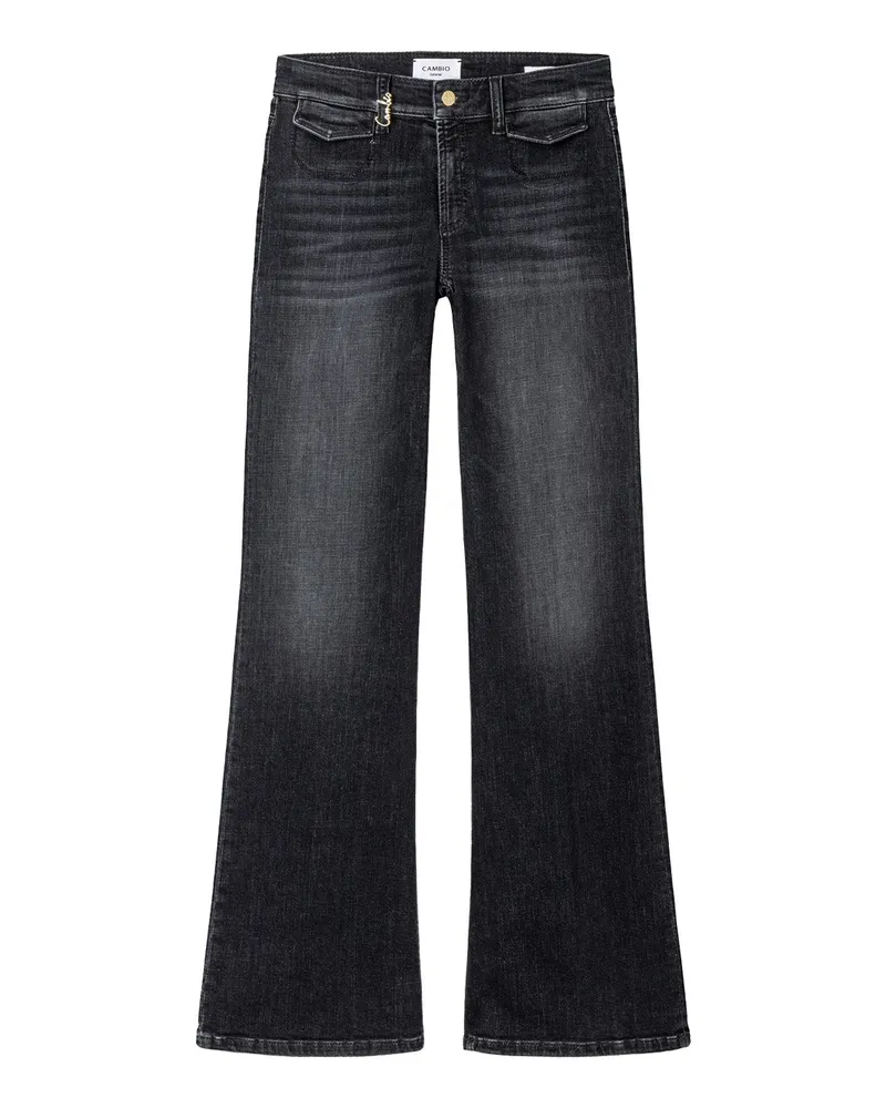 Cambio Flared Jeans Fabienne Anthrazit