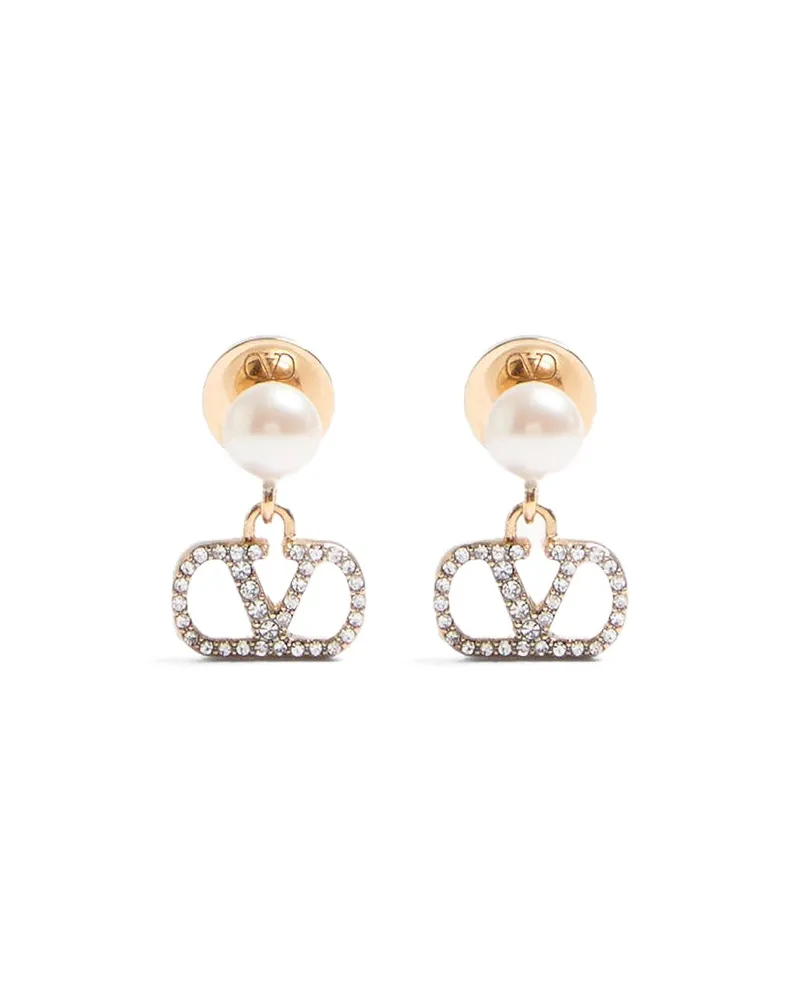 Valentino Garavani Vlogo Signature Ohrringe Gold