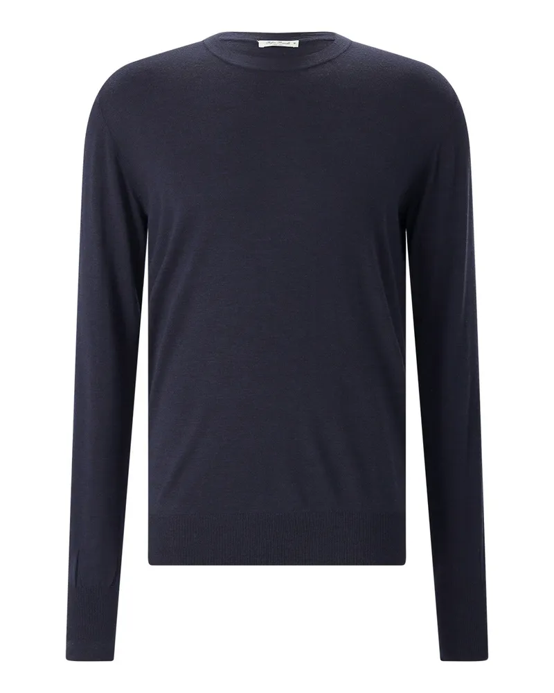 Stefan Brandt Pullover Enno aus Wolle Navy