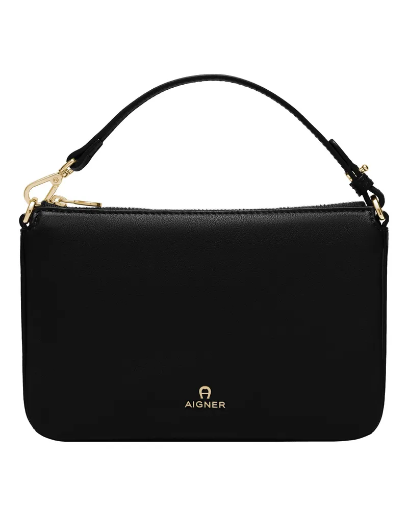 Aigner Tasche aus Leder Schwarz