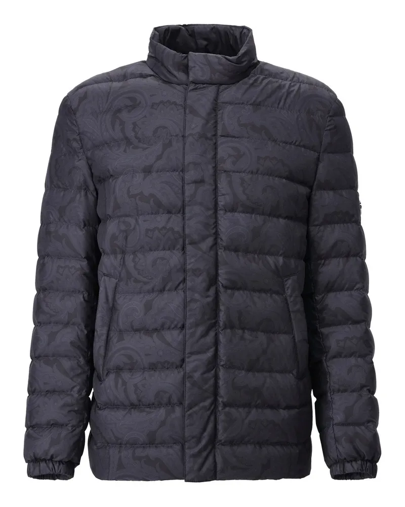 Etro Steppjacke mit Daunen-Feder-Füllung Dunkelblau