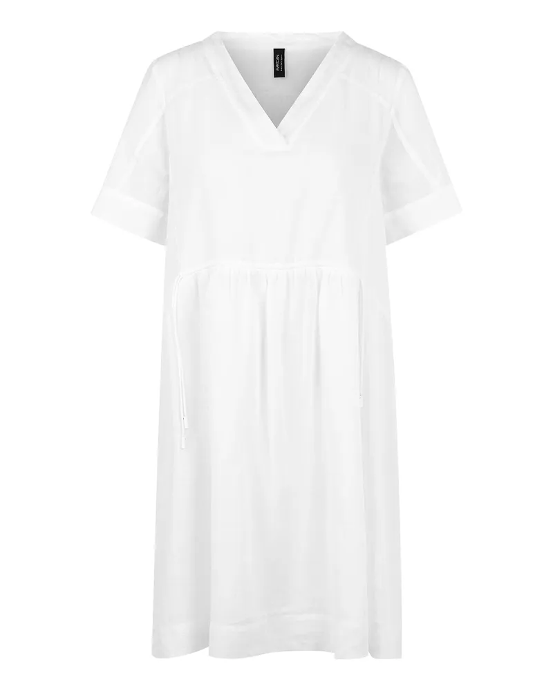 Marc Cain Midi-Kleid mit Fransen Weiß