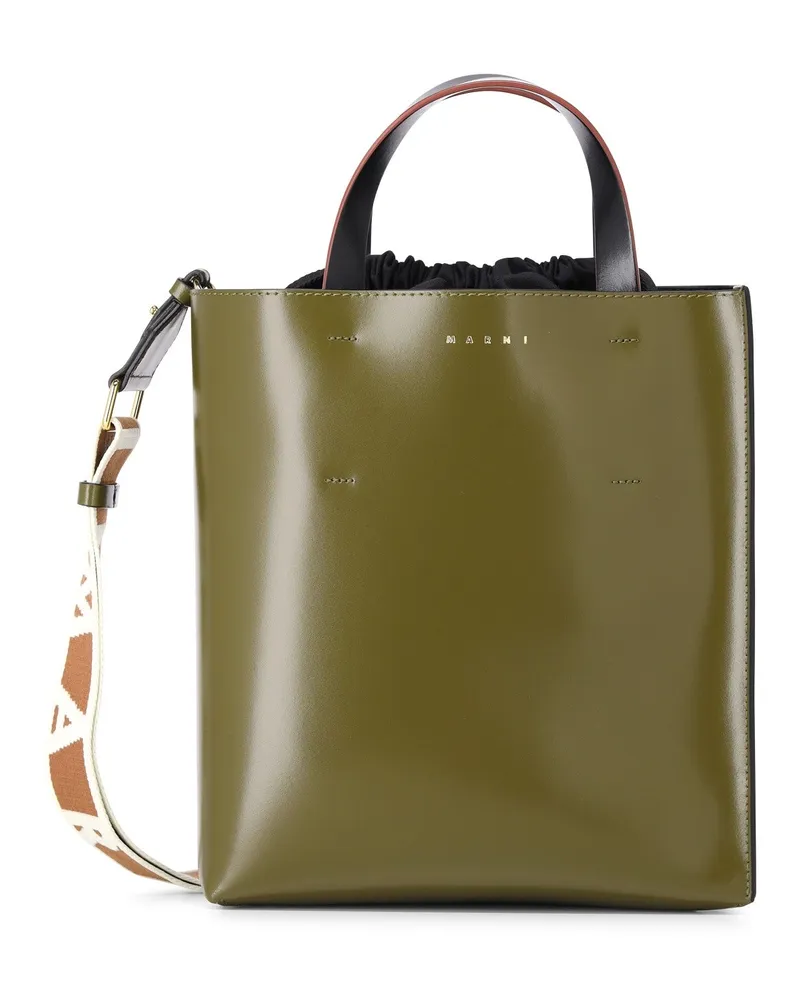Marni Tasche Museo aus Leder Multicolor