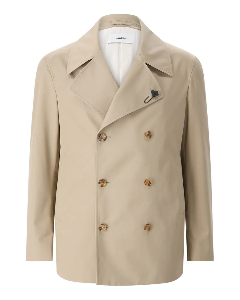 LARDINI Kurzmantel Paruiz aus Baumwolle Beige