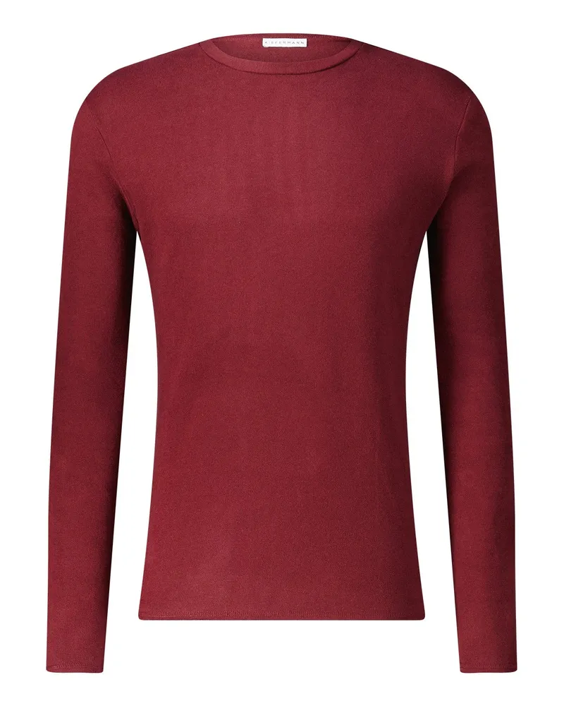 KIEFERMANN Sweatshirt Neal aus Baumwoll-Mix Rot