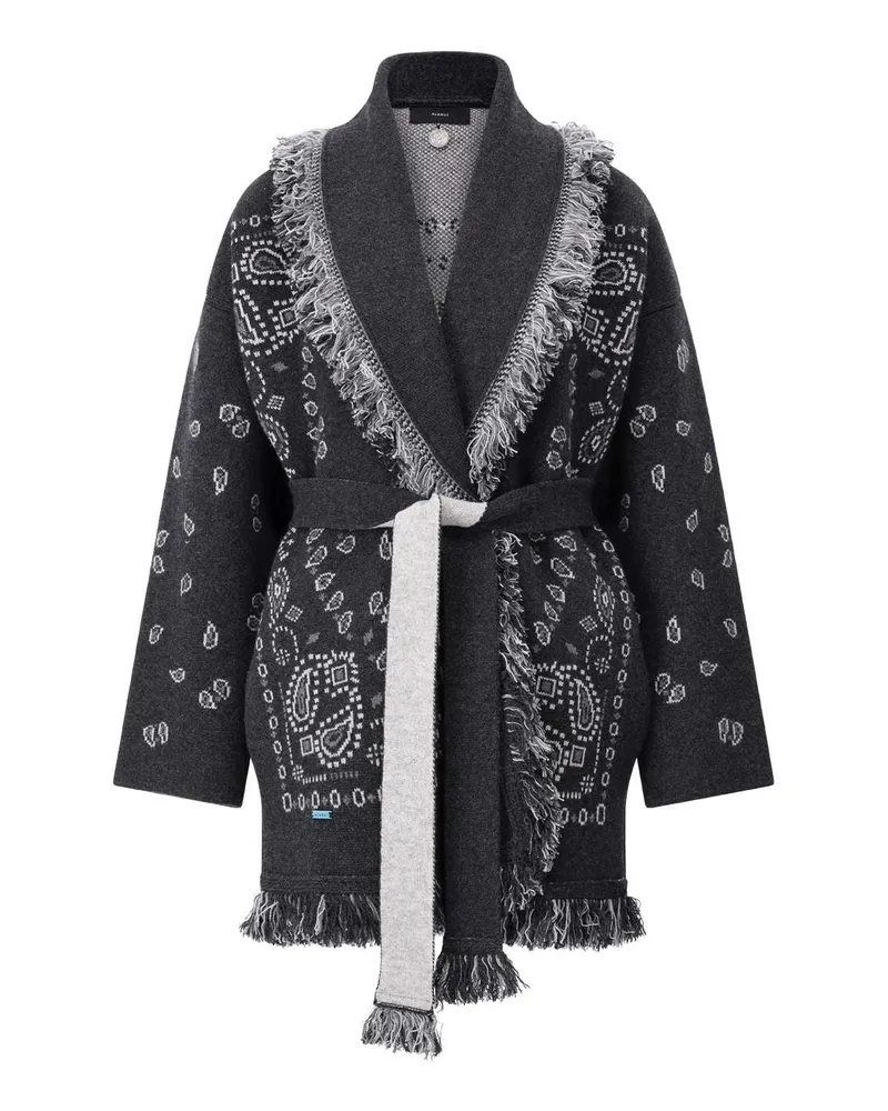 Alanui Cardigan aus Alpaka-Mix Grau