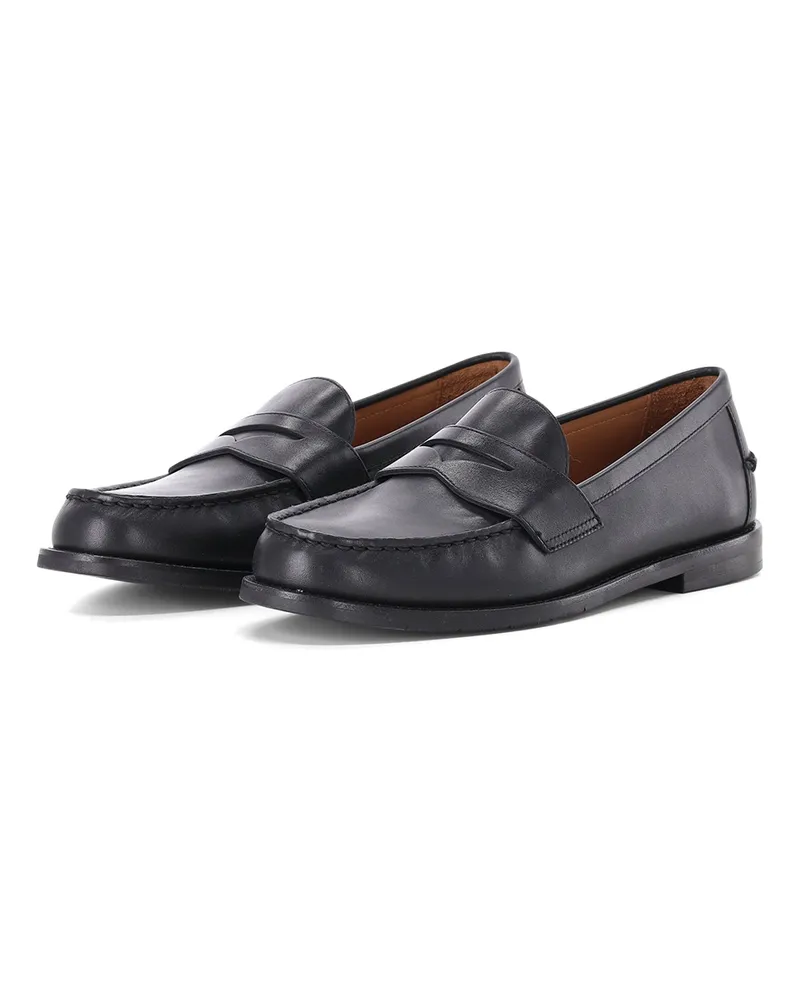 Ralph Lauren Loafer Alston Leather Penny Schwarz