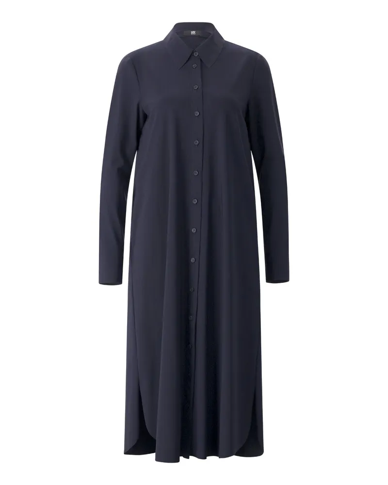 Riani Blusenkleid in Midi-Länge Dunkelblau